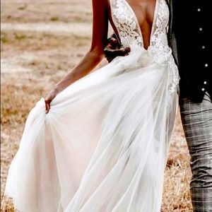 Wedding gown brand new custom made